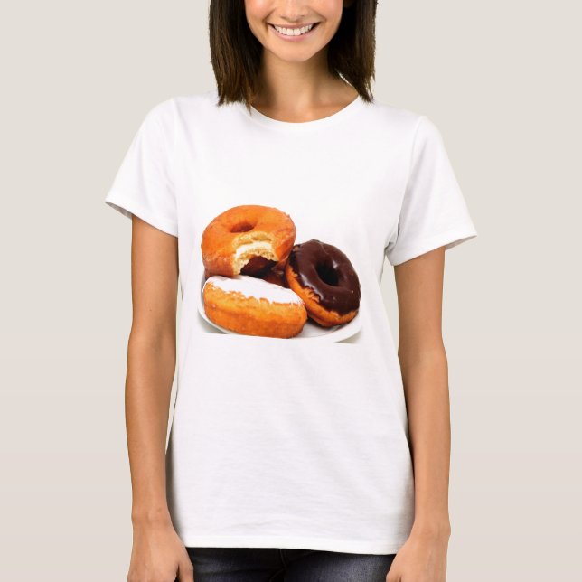 Frühstücks-Krapfen T-Shirt (Vorderseite)