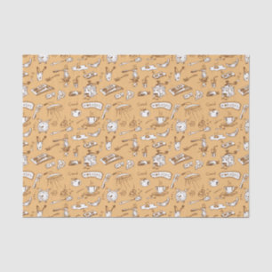 Frühstücks-Muster 2 Seidenpapier