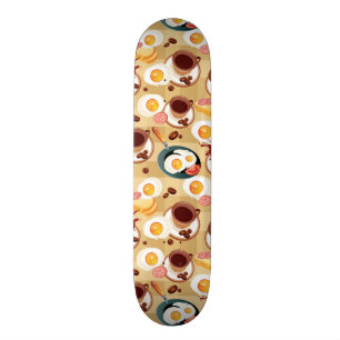 Frühstücks-Muster 3 Skateboard
