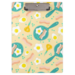 Frühstücks-Muster Klemmbrett