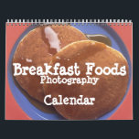 Frühstücks-Nahrungsmittelkalender Kalender<br><div class="desc">Dieses ist ein Kalender,  der einige Fotografien der verschiedenen Frühstücksnahrungsmittel anzeigt.</div>