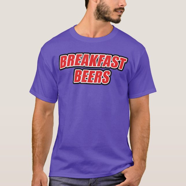Frühstücksbiere T-Shirt (Vorderseite)