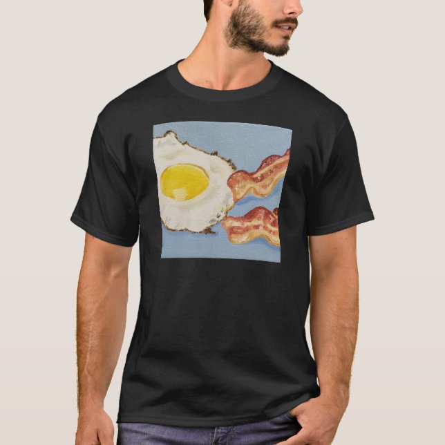 Frühstücksbild Bacon and Egg T-Shirt (Vorderseite)
