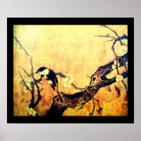 FRÜHSTÜCKSBIRD UND BLUME BAUM Gelbbraun