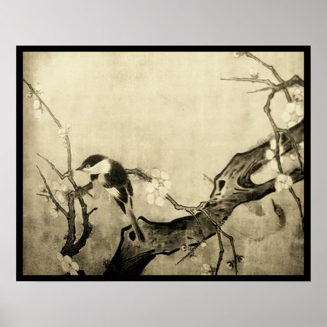 FRÜHSTÜCKSBIRD UND BLUME BAUM POSTER (Vorne)