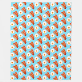 Frühstücksbüffet mit Ei Fleecedecke