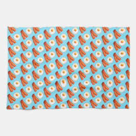 Frühstücksbüffet mit Ei Geschirrtuch