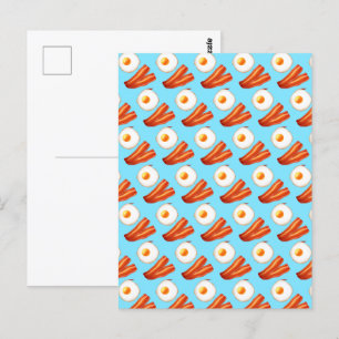 Frühstücksbüffet mit Ei Postkarte