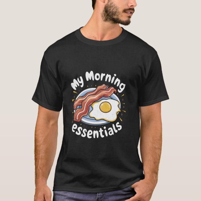 Frühstücksbüffet mit Ei und Bacon T-Shirt (Vorderseite)
