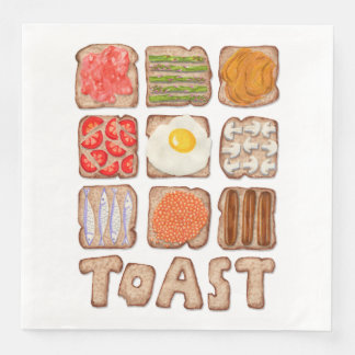 Frühstücksbüffet Napkins Serviette