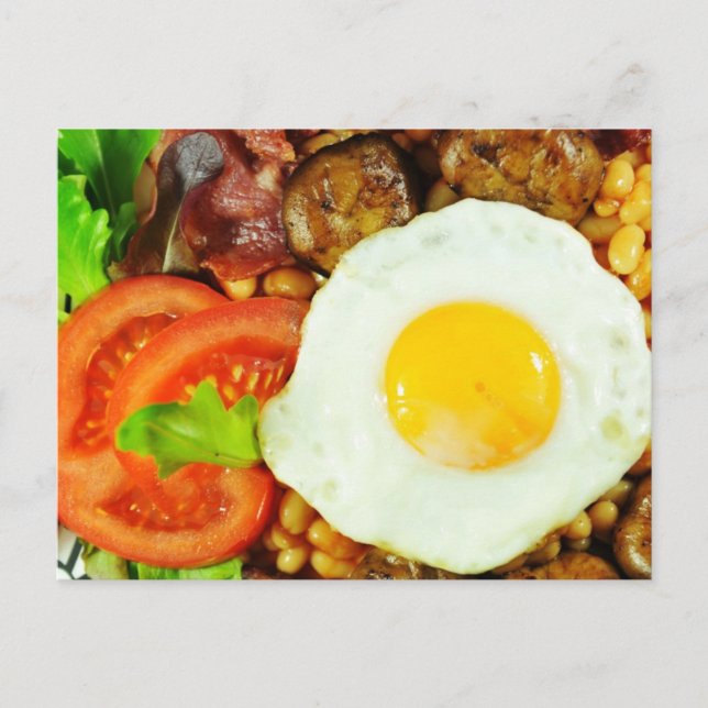 Frühstücksbuffet Postkarte (Vorderseite)