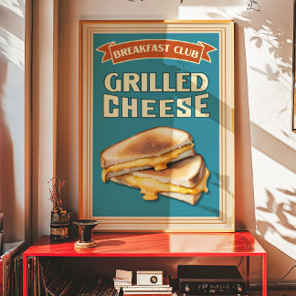 Frühstücksclub mit Grillkäse Poster