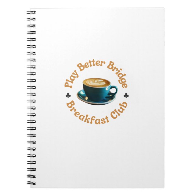 Frühstücksclub Notizbuch Notizblock (Vorderseite)