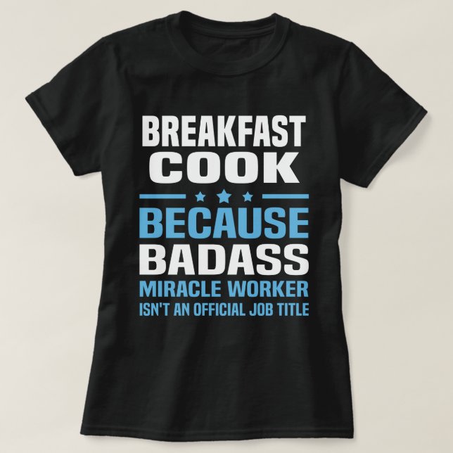 Frühstückskoch T-Shirt (Design vorne)