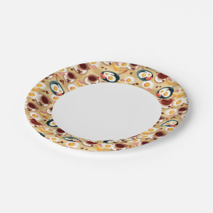 Frühstücksmuster 3 pappteller