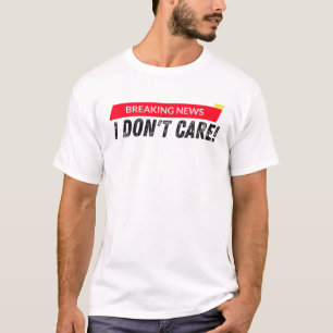FRÜHSTÜCKSNACHRICHTEN, DIE ICH MIR NICHT SORGE - S T-Shirt