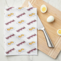 Frühstückspackung mit Bacon Strips und frittierten