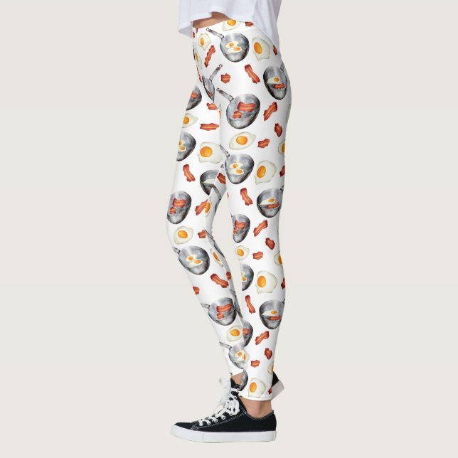 Frühstückspensegel Bacon & Eggs Leggings (Links)