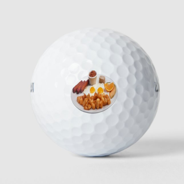 Frühstücksplatte Golfball (Vorderseite)
