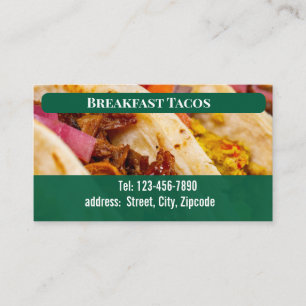 Frühstückstacos Visitenkarte