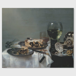 Frühstückstisch mit BlackBerry-Torte durch Heda Geschenkpapier