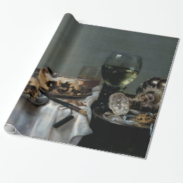 Frühstückstisch mit BlackBerry-Torte durch Heda Geschenkpapier