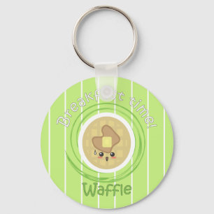 Frühstückszeit - Waffel Schlüsselanhänger