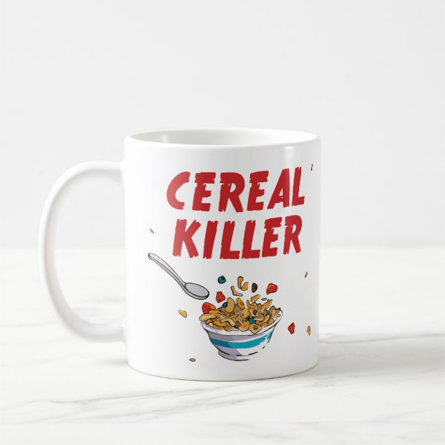 Frühstückszerealien Killer Kaffeetasse (Links)