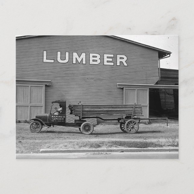 Frühtracker, 1925 postkarte (Vorderseite)