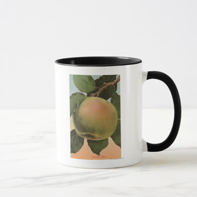 Fruit Chromo Lithograph von Newtown Pippen Tasse (Rechts)