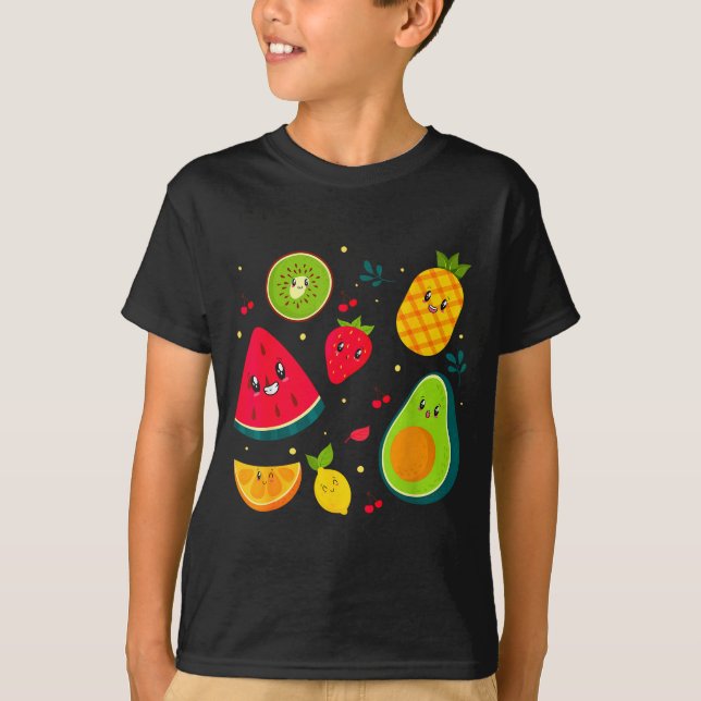 Fruit Costume Sweet Tea Fruit Salad Men Women Coup T-Shirt (Vorderseite)