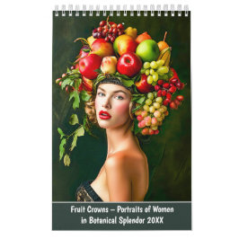 Fruit Crowns – Portraits of Women in Botanical Spl Kalender