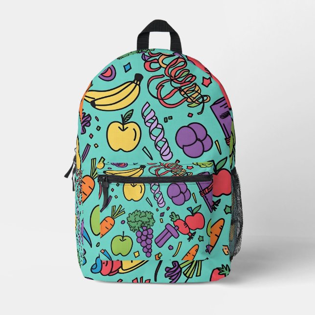 Fruit Fiesta Bedruckter Rucksack (Vorderseite)
