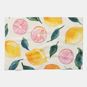 Fruit Lemon Leaf Bauernhof Dekoration Küche Handtu Geschirrtuch