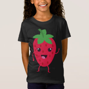 Fruit Lover Strawberry Kawaii Japanisch Anime Aest T-Shirt