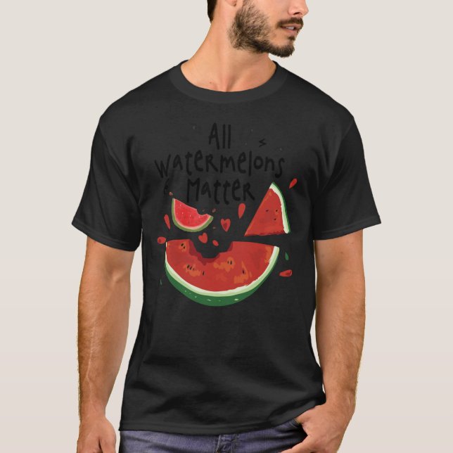 Fruit Melon Smoothie Healthy T-Shirt (Vorderseite)