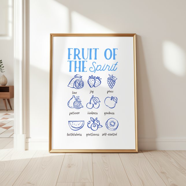 Fruit of the Spirit Christian Wall Art Poster (Von Creator hochgeladen)