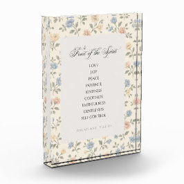 Fruit of the Spirit Galatians 5:22–23 Bible Verse Fotoblock