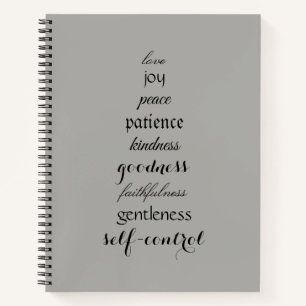 Fruit of the Spirit notebook Notizbuch