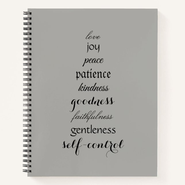 Fruit of the Spirit notebook Notizbuch (Vorderseite)