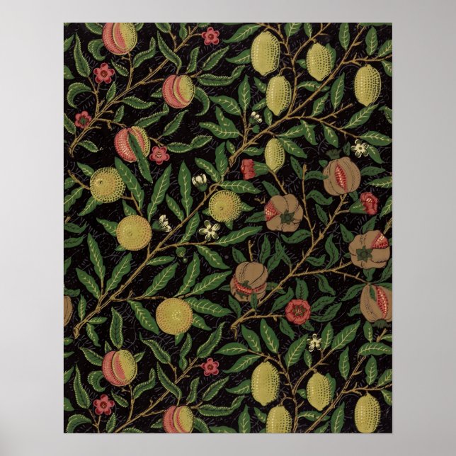 Fruit Pattern von William Morris Poster (Vorne)