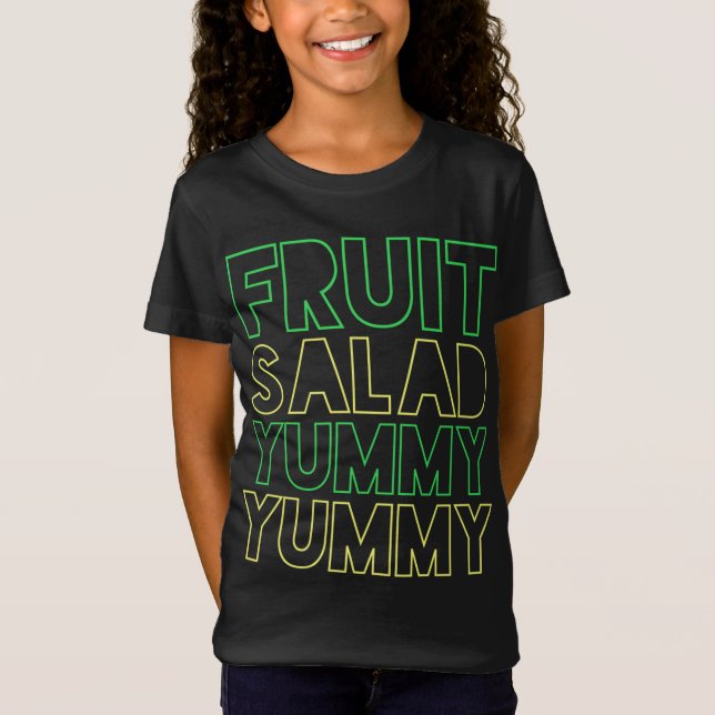 FRUIT SALAD JUMMY JUMMY Neon Green Yellow T-Shirt (Vorderseite)