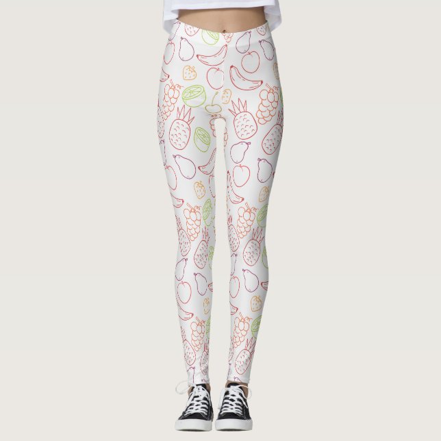 Fruit seamless pattern | Fruit surface pattern 12 Leggings (Vorderseite)