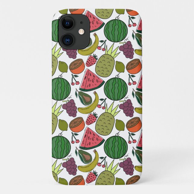 Fruit seamless pattern | Fruit surface pattern 15 Case-Mate iPhone Hülle (Rückseite)