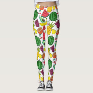 Fruit seamless pattern   Fruit surface pattern 37 Leggings