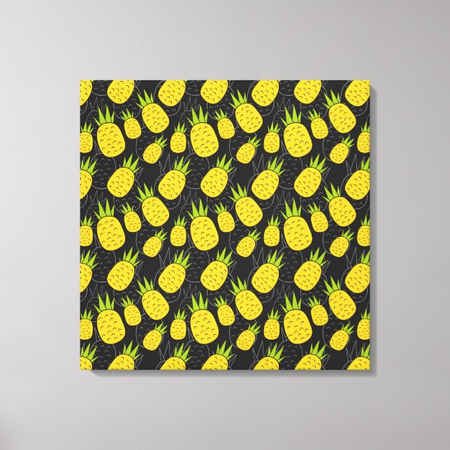 Fruit seamless pattern | Fruit surface pattern 4 Leinwanddruck (Vorderseite)