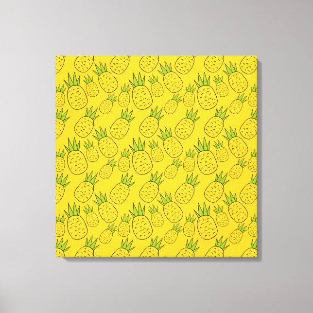 Fruit seamless pattern | Fruit surface pattern 56 Leinwanddruck (Vorderseite)