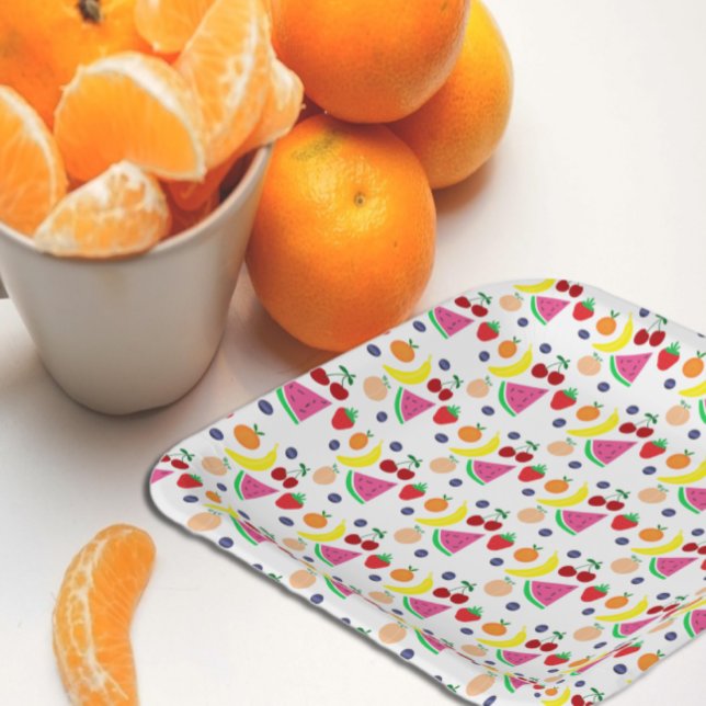 Fruit Two-tti Frutti 2nd Birthday Pappteller (Von Creator hochgeladen)