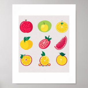 FRUIT WALL ART POSTER