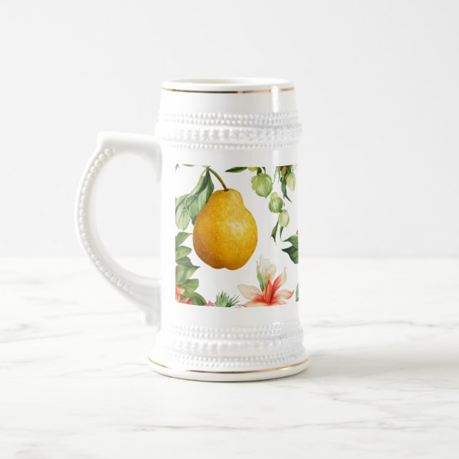 Fruit Watercolor Muster Stein - 22 oz Bierglas (Links)